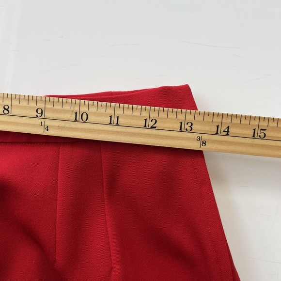 Vintage Valentino Boutique Skirt Suit Womens 4 Red‎ Made in Italy Two Piece 90s - Picture 13 of 16